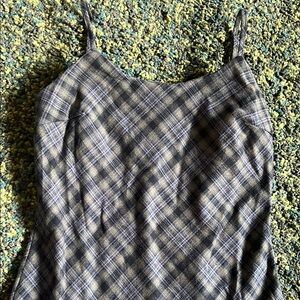 Disturbia Reseda check midi/maxi cami dress | US6 | UK10